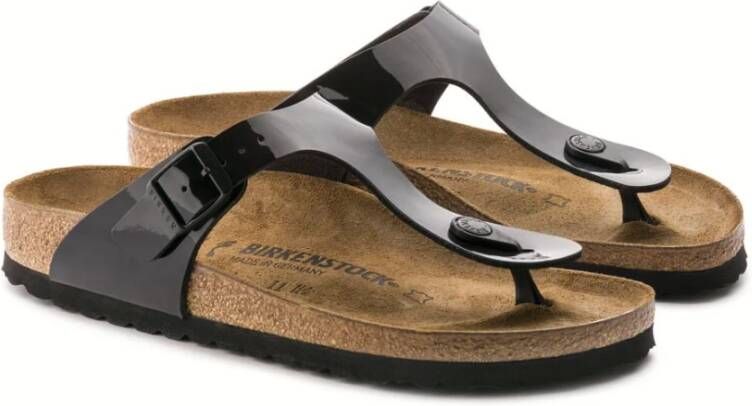 Birkenstock Platte sandalen Zwart Dames