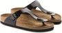 Birkenstock Gizeh Birko-Flor Sandalen Black Heren - Thumbnail 3