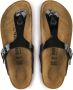 Birkenstock Gizeh Birko-Flor Sandalen Black Heren - Thumbnail 4