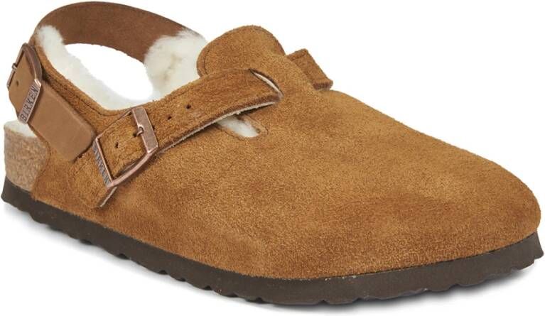 Birkenstock Platte schoenen voor vrouwen Brown Dames