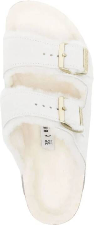 Birkenstock Platte schoenen voor vrouwen White Dames