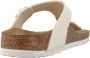 Birkenstock Rivet Logo Textiel Flip Flops Beige Dames - Thumbnail 4