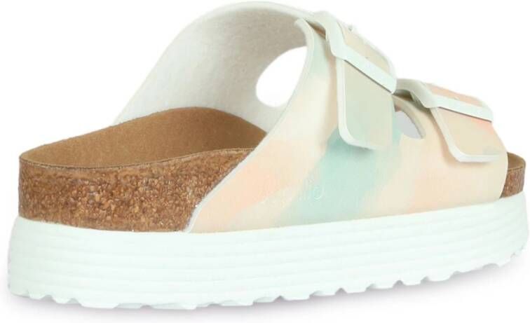 Birkenstock Roze Arizona Sandaal Multicolor Dames