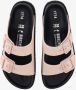 Birkenstock Roze Raffia Sandalen met Leren Rand Pink Dames - Thumbnail 2