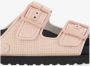 Birkenstock Roze Raffia Sandalen met Leren Rand Pink Dames - Thumbnail 5