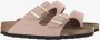 Birkenstock Roze Nubuck Dubbele Band Sandalen Pink Dames - Thumbnail 5