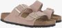 Birkenstock Roze Suède Sandalen met Kurken Zool Pink Dames - Thumbnail 3