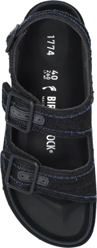 Birkenstock Sandal MilanoStone Washed Blue Dames