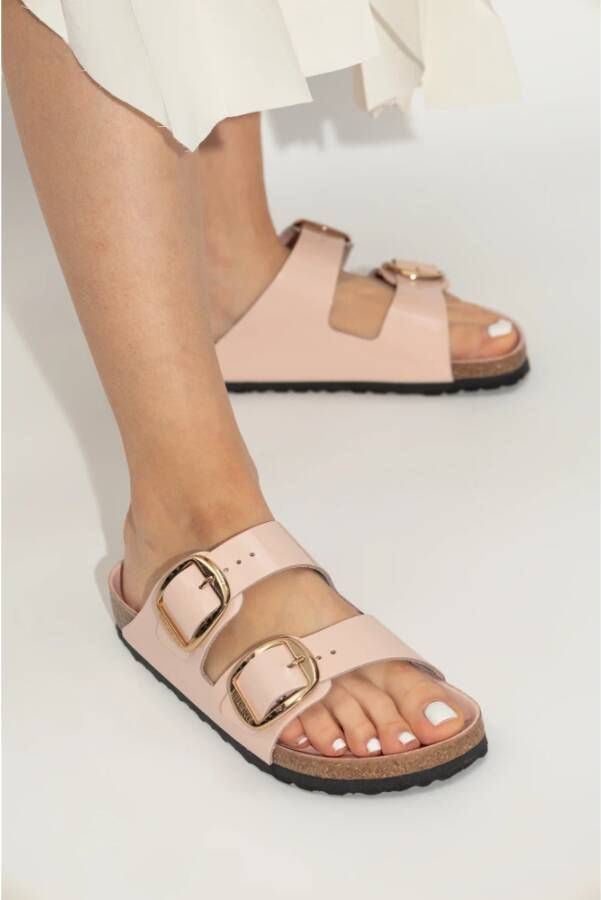 Birkenstock Arizona Big Buckle Slides Pink Dames