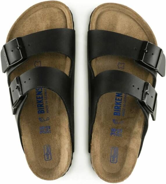 Birkenstock Sandalen Arizona Soft Footbed Birko-Flor Black Dames