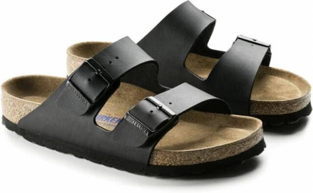 Birkenstock Sandalen Arizona Soft Footbed Birko-Flor Black Dames