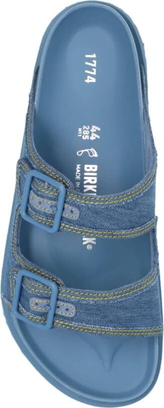 Birkenstock Sandalen Arizona Stone Washed Blue Heren