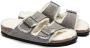 Birkenstock Arizona Shearling Slippers Stone Coin Narrow fit | Grijs | Suède - Thumbnail 93