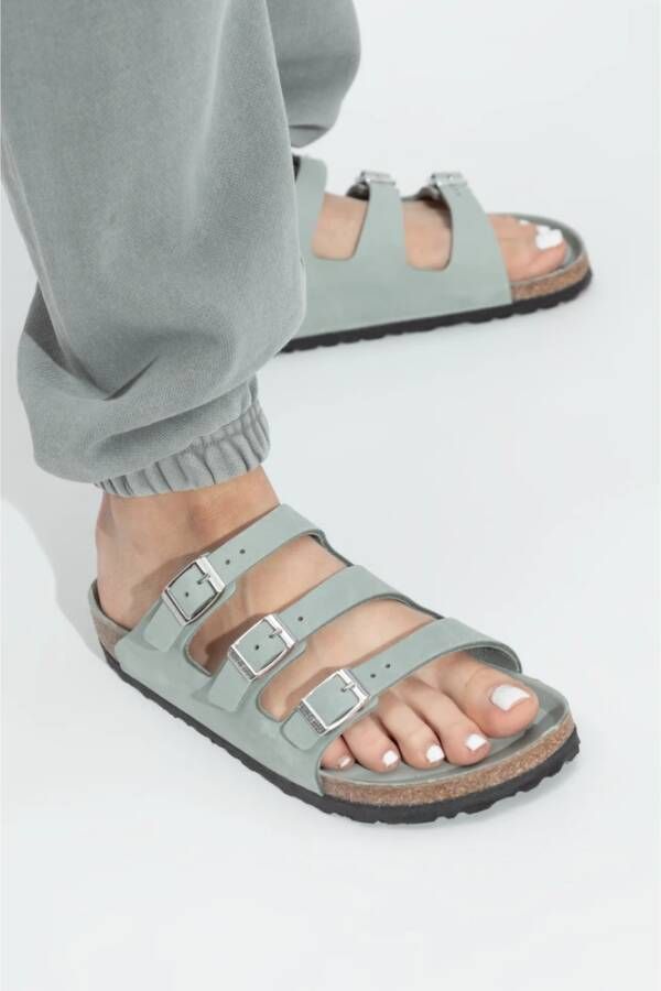 Birkenstock Florida Fresh Slides Blue Dames