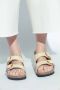 Birkenstock Sandalen Milano Big Buckle Beige Dames - Thumbnail 2