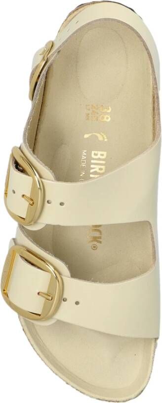 Birkenstock Sandalen Milano Big Buckle Beige Dames