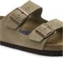 Birkenstock Arizona Soft Footbed Sandalen Beige Heren - Thumbnail 6