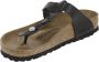 Birkenstock Gizeh Leren Sandalen Gevlochten Zwart Leer Leder - Thumbnail 21