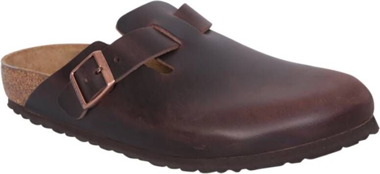 Birkenstock Bruine Instap Sandalen voor Heren Bruin Heren