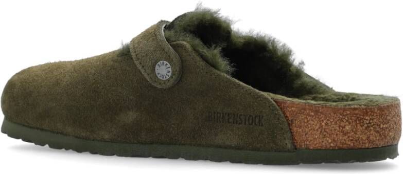 Birkenstock Boston VL slides Groen Heren