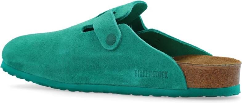 Birkenstock Boston slides Groen Heren