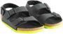 Birkenstock Milano Kids Sandalen Desert Soil Black Lime Narrow fit | Zwart | Imitatieleer - Thumbnail 6