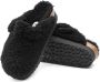 Birkenstock Schapenvacht Platform Klompen Black Dames - Thumbnail 5