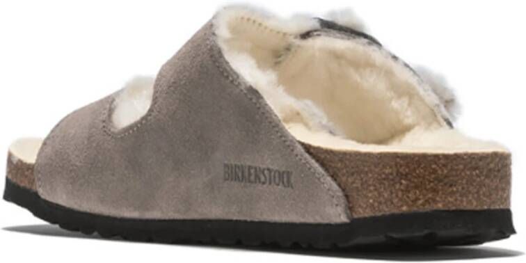 Birkenstock Schapenvacht Sandaal Gray Dames