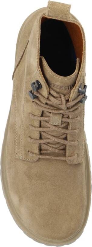 Birkenstock Schoenen Highwood Lace Mid Beige Dames