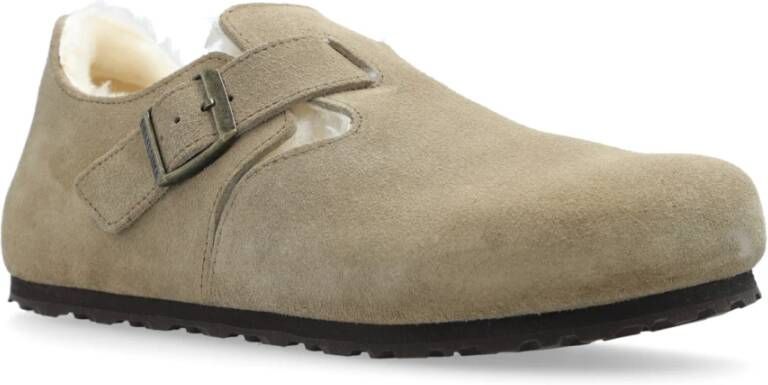 Birkenstock Schoenen London Shearling Gray Heren