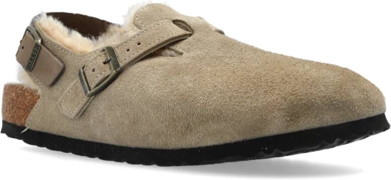 Birkenstock Schoenen Tokio Binnen Shearling Beige Dames