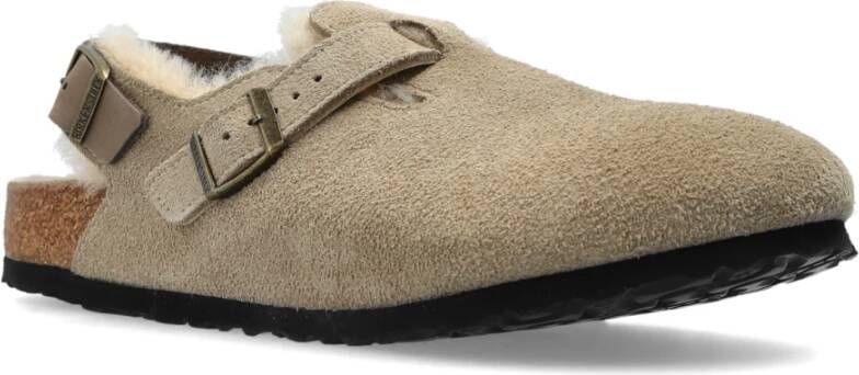 Birkenstock Schoenen Tokio Binnen Shearling Beige Heren