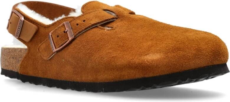 Birkenstock Schoenen Tokio Binnen Shearling Brown Heren