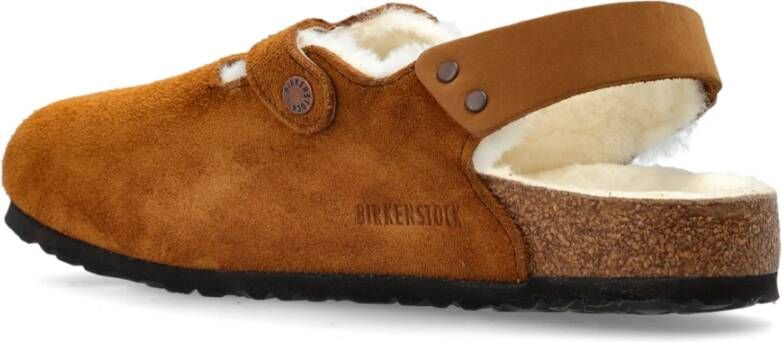 Birkenstock Schoenen Tokio Binnen Shearling Brown Heren