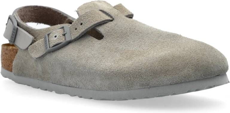 Birkenstock Schoenen Tokio II Suede Gray Dames