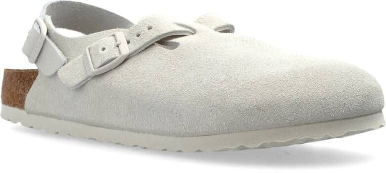 Birkenstock Schoenen Tokio II Suede Gray Dames