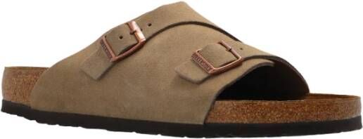 Birkenstock Schuifregelaars Beige Heren