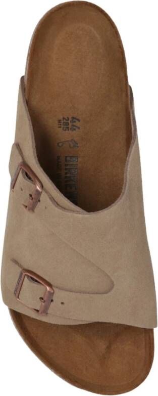 Birkenstock Schuifregelaars Beige Heren