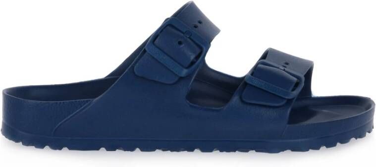 Birkenstock Schuifregelaars Blauw Dames