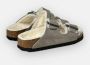 Birkenstock Arizona Shearling Slippers Stone Coin Narrow fit | Grijs | Suède - Thumbnail 104