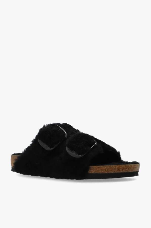 Birkenstock Schuifregelaars Zwart Dames