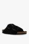 Birkenstock Shearling Sandalen met Dubbele Gespsluiting Zwart Dames - Thumbnail 5