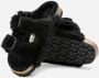 Birkenstock Arizona Bb Shearling Teddy Black Laf Schwarz Schoenmaat 38 Slides 1023105 - Thumbnail 3