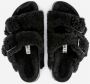 Birkenstock Arizona Bb Shearling Teddy Black Laf Schwarz Schoenmaat 38 Slides 1023105 - Thumbnail 4