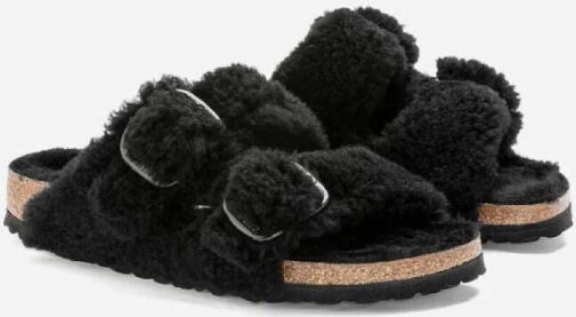 Birkenstock Schuifregelaars Zwart Dames