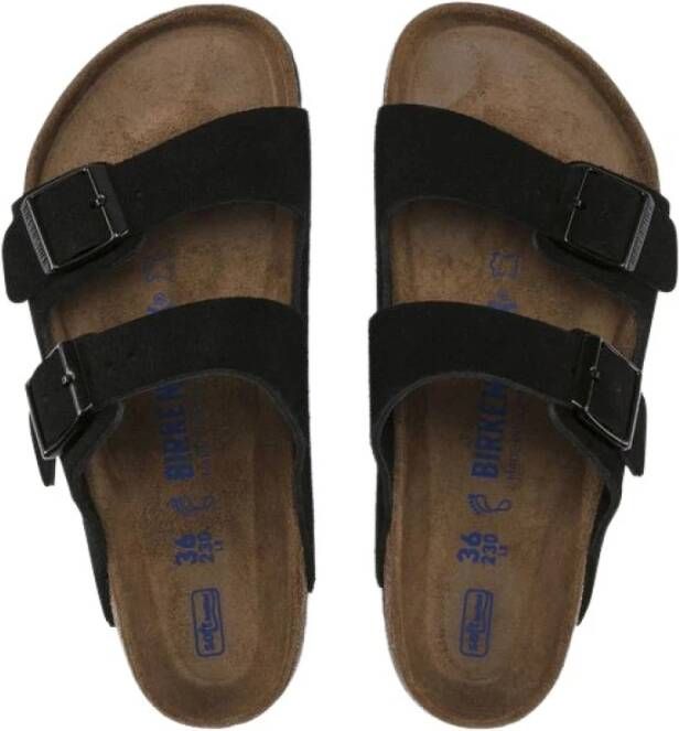 Birkenstock Schuifregelaars Zwart Heren