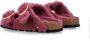 Birkenstock Shearling Big Buckle Sandalen in Berry Crush Pink Dames - Thumbnail 2