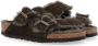 Birkenstock Shearling Mocca Sandalen Black Dames - Thumbnail 2