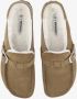 Birkenstock Shearling Muiltjes met Verstelbare Gespband Beige Dames - Thumbnail 2