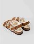 Birkenstock Shearling Sandalen Brown Dames - Thumbnail 5